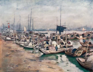 Eine Flusslandschaft